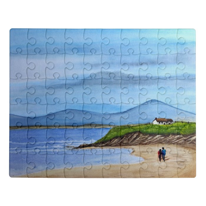 Enchanting Bluff by the Sea Jigsaw Puzzle
