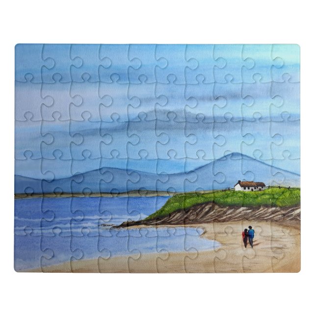 Enchanting Bluff by the Sea  Jigsaw Puzzle (Puzzle Horizontal)