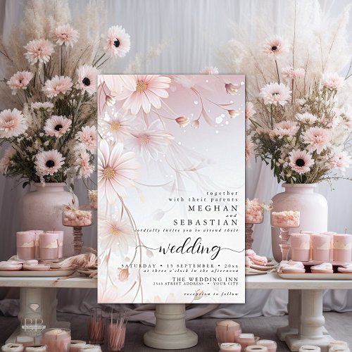 Enchanting Blush Pink Floral Wedding