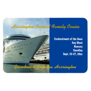 Enchanting Bow Stateroom Door Marker Magnet