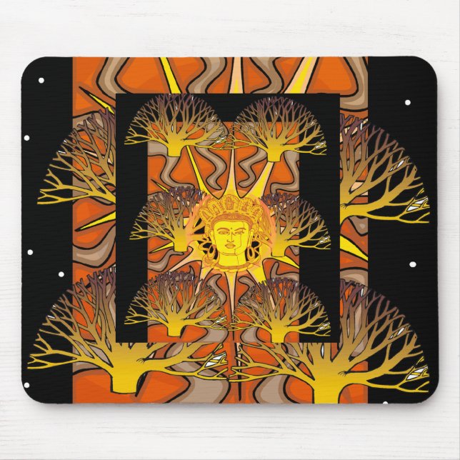 ENCHANTING BUDDHA MOUSE PAD (Front)