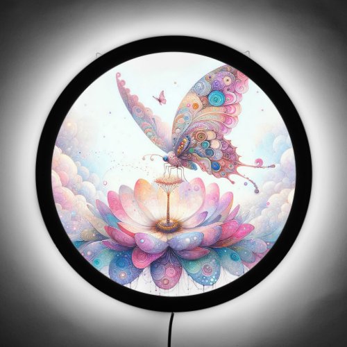 Enchanting Butterfly Bedroom Light LED Sign