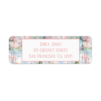 Enchanting Castle Landscape - Return Address Label