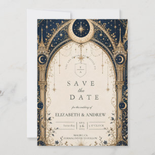 Enchanting Celestial Wedding Arch Save The Date