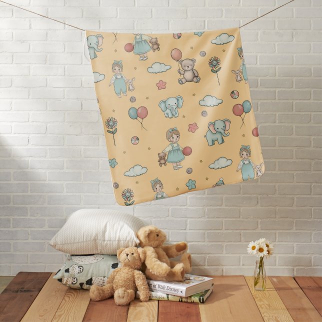 Enchanting children design baby blanket (In Situ)