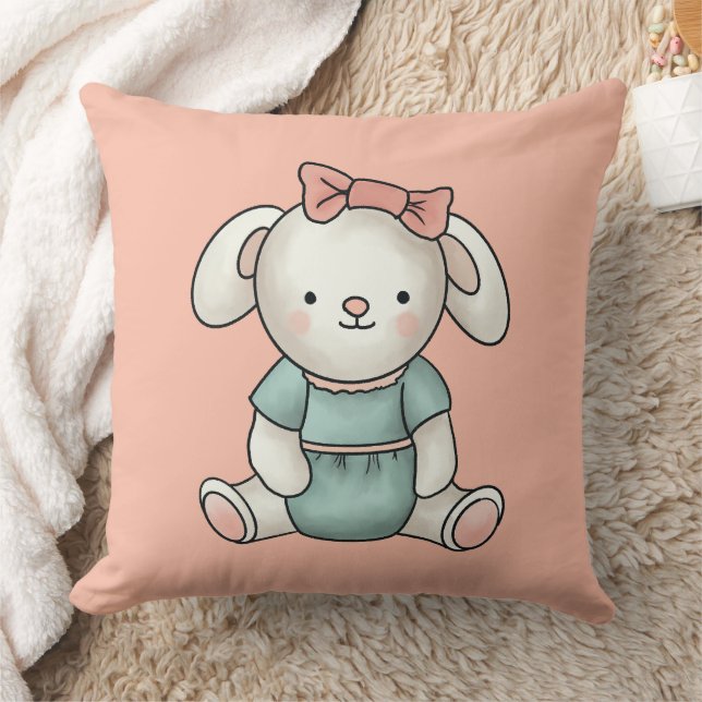 Enchanting children design throw pillow (Blanket)