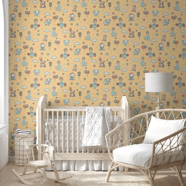Enchanting children room wallpaper  (Kids)