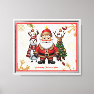 "Enchanting Christmas Glow" Canvas Print