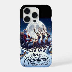 Enchanting Christmas Winter Village Wallpaper 2025 iPhone 15 Pro Case