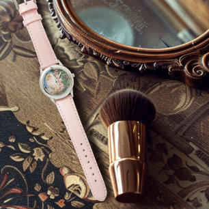 Enchanting Cream Rose Persian Cat Forest Dryad Watch