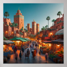 Enchanting Districts of Marrakech, Morocco