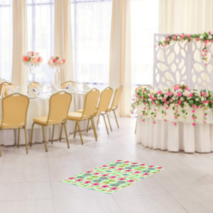 Enchanting Eclectic Garden: Diverse Floral Beauty Floor Decals