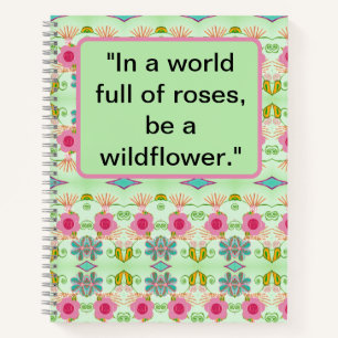 Enchanting Eclectic Garden: Diverse Floral Beauty Notebook