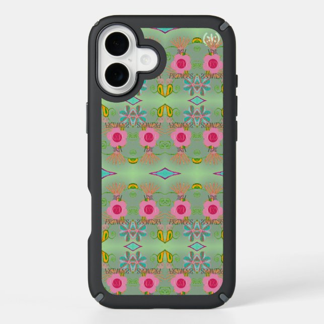 Enchanting Eclectic Garden: Diverse Floral Beauty Speck iPhone Case (Front)