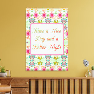 Enchanting Eclectic Garden: Revel in the Beauty Canvas Print