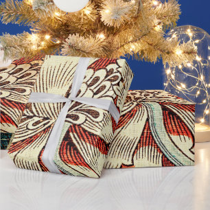 Enchanting Elegance: Honeysuckle - Vintage Wrapping Paper