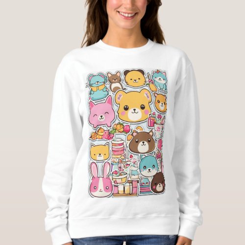 Enchanting Elegance Majestic Cutest Girls Sweatshirt