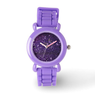 Enchanting Elegance: The Purple Sparkle Butterfly Watch