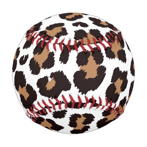 Enchanting Elegant Natural Leopard Patterns Baseball