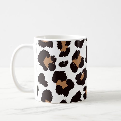 Enchanting Elegant Natural Leopard Patterns Coffee Mug