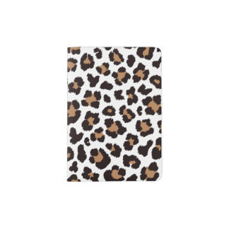 Enchanting Elegant Natural Leopard Patterns Passport Holder