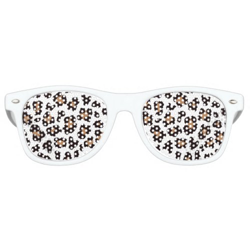 Enchanting Elegant Natural Leopard Patterns Retro Sunglasses