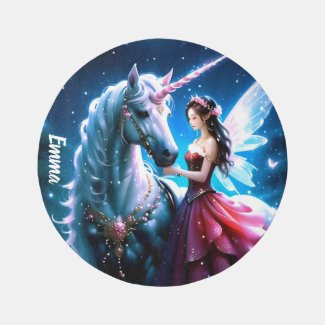 Enchanting Fairy & Unicorn Custom Name Playroom