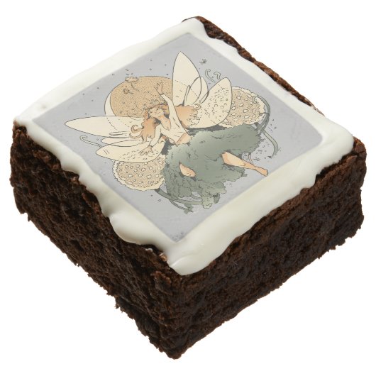 Enchanting Fairy – Whimsical Fantasy Art Brownie (Angled)