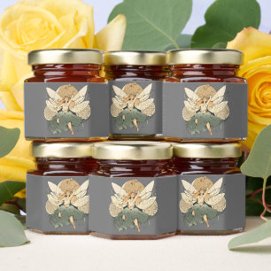 Enchanting Fairy – Whimsical Fantasy Art Honey Jar Favors