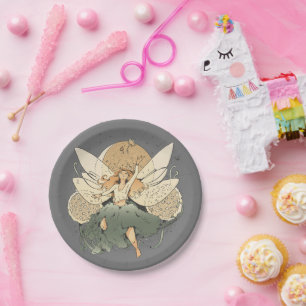 Enchanting Fairy – Whimsical Fantasy Art Paper Plates