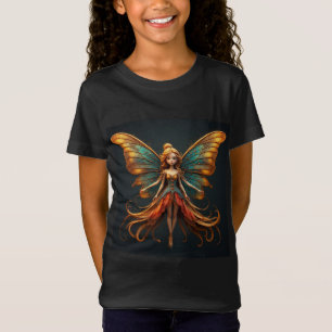 Enchanting Fairy with Colorful Wings T-Shirt