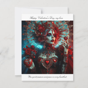 Enchanting Fantasy Art of Radiant Love Note Card