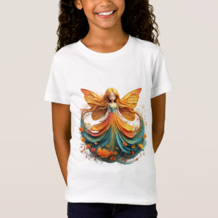 Enchanting Fantasy Fairy with Colorful Wings T-Shirt