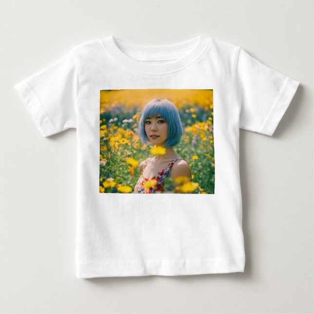 Enchanting Floral Field T-Shirt  (Front)