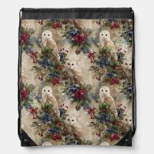 Enchanting Floral Owl