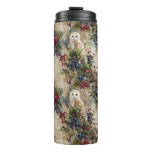 Enchanting Floral Owl