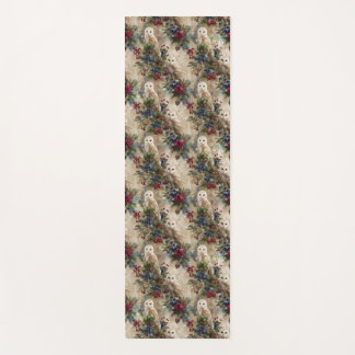 Enchanting Floral Owl Yoga Mat