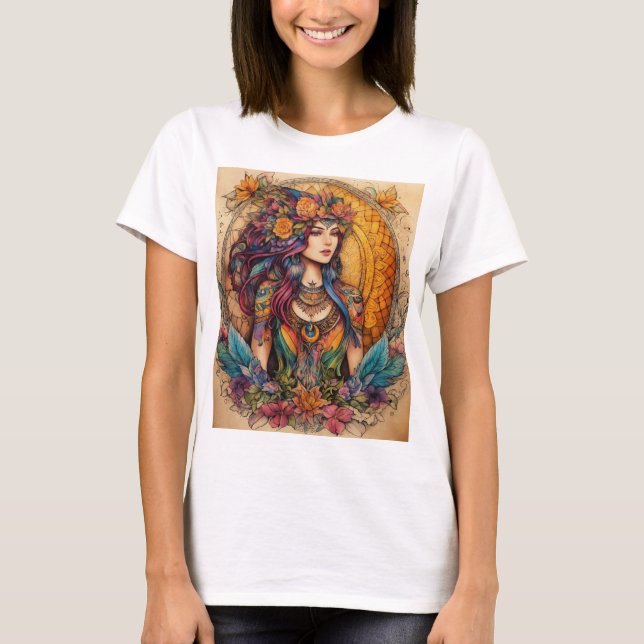 : Enchanting Flutter: T-Shirt Designs Inspired by  (Front)