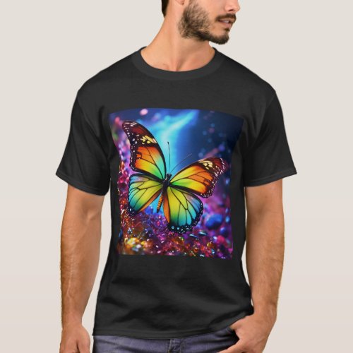 Enchanting Flutter Vintage Garden Party T_Shirt C