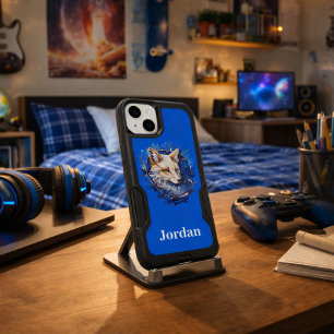 Enchanting Fox with Custom Name OtterBox iPhone 14 Case