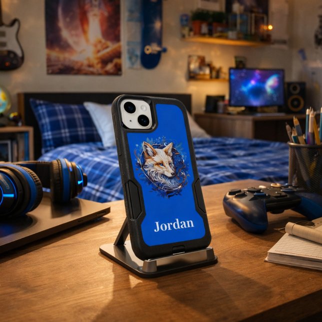 Enchanting Fox with Custom Name Otterbox iPhone Case (Creator Uploaded)