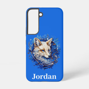 Enchanting Fox with Custom Name Samsung Galaxy S22 Case