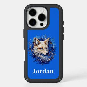 Enchanting Fox with Custom Name iPhone 16 Pro Case