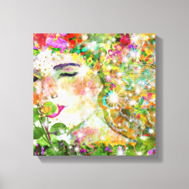 Enchanting Goddess Canvas Print (Front)