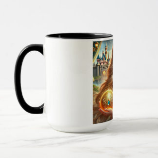 Enchanting Golden-Haired Princess Mug