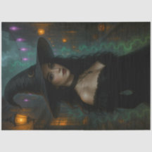 Enchanting Gothic Witch in Midnight Street