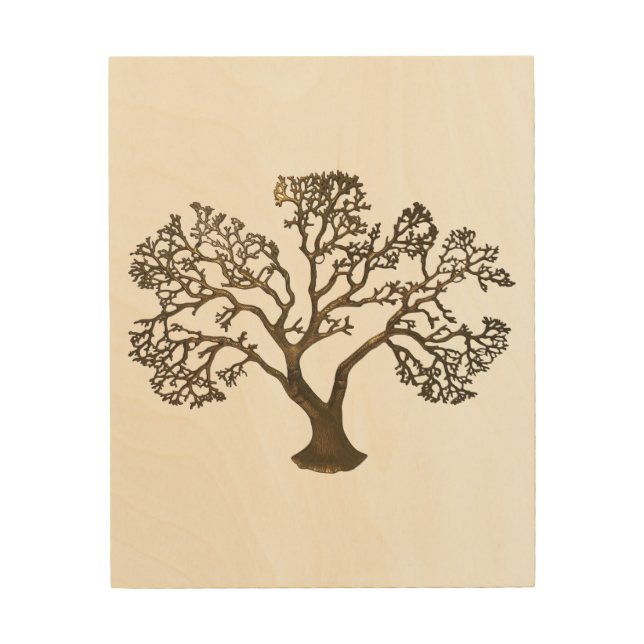 Enchanting Grain: Wood Wall Art Delights (Front)