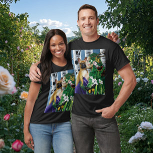 Enchanting Green Fantasy French Bulldog Dryad T-Shirt