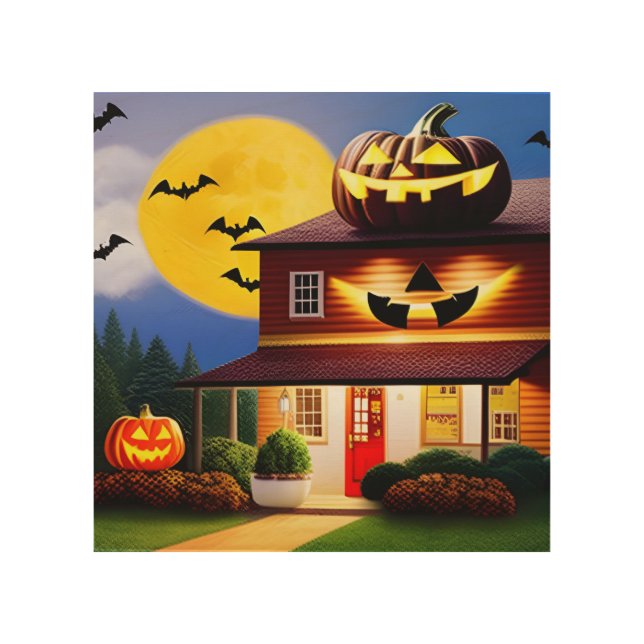 Enchanting Halloween Delight: Halloween Art Prints (Front)