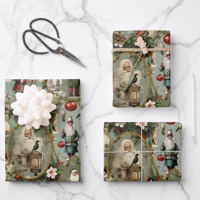 Enchanting Holiday Reverie Wrapping Paper Sheets (Front)